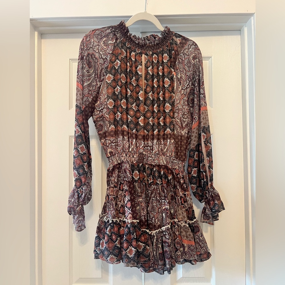 Fate Multicolor Paisley Dress
